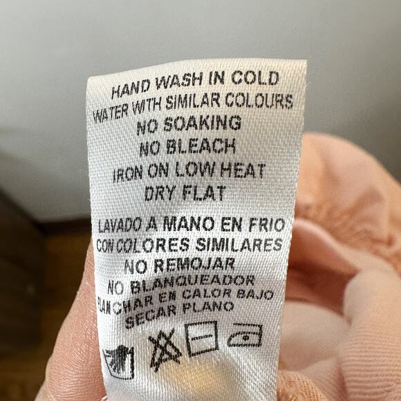 Anthropologie Mable Light Pink Cutout Ruffle Front Romper - Picture 5 of 7